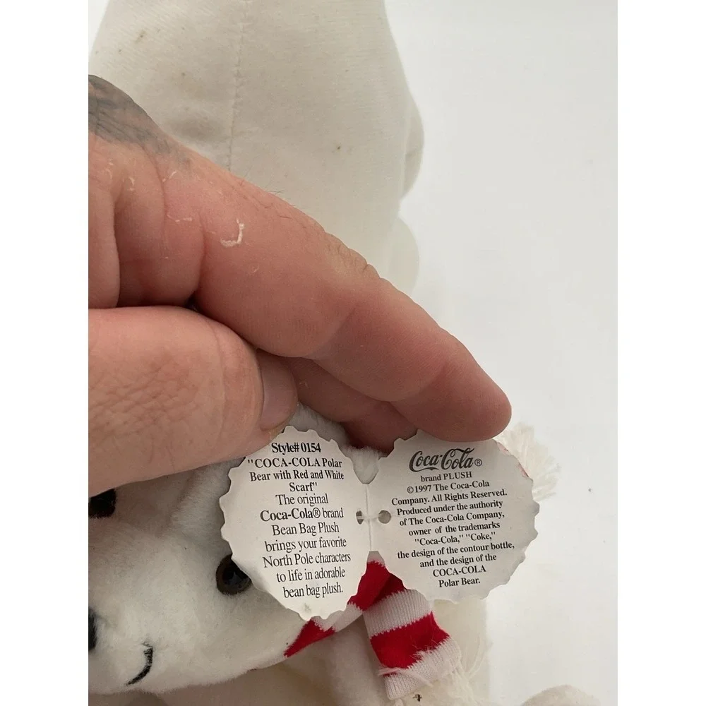Coca-Cola Polar Bear Bean Bag Plush Lot of 5 1997 w/ Tags Coke Collectibles